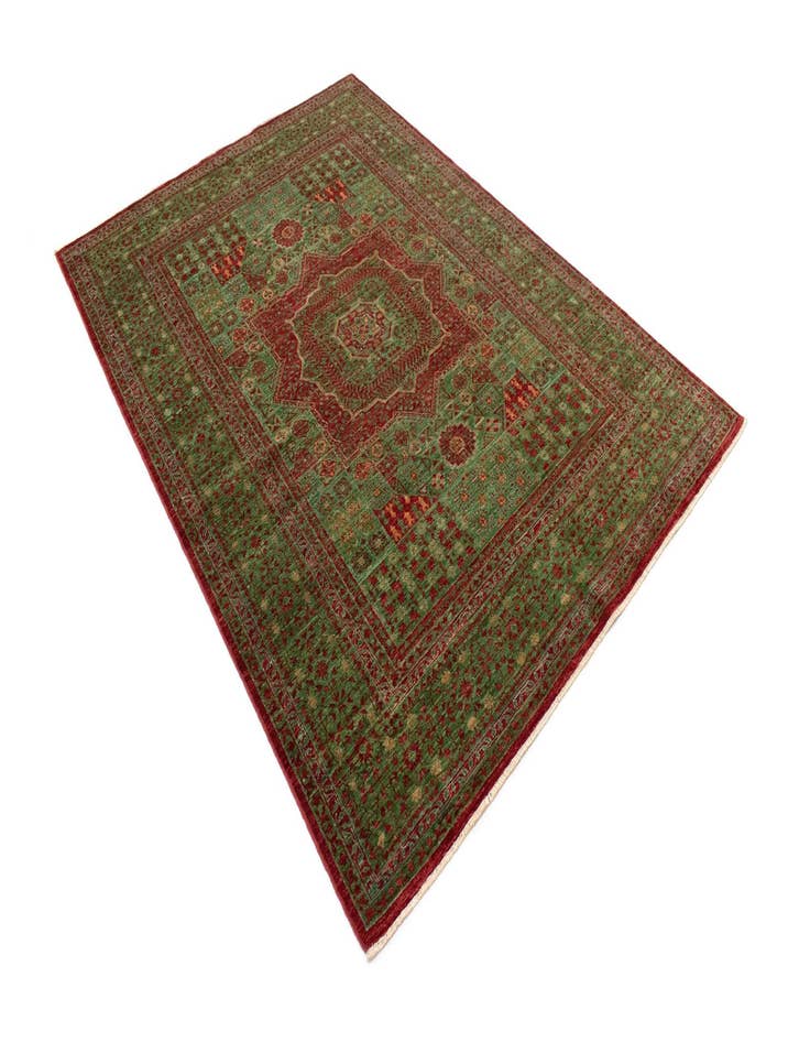 Detail image of 4' 9 x 6' 8 Amina Wool Rug