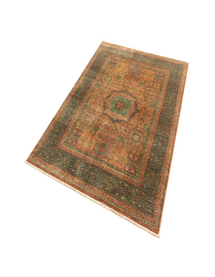 Detail image of 5' x 6' 8 Hand Knotted Amina Rug