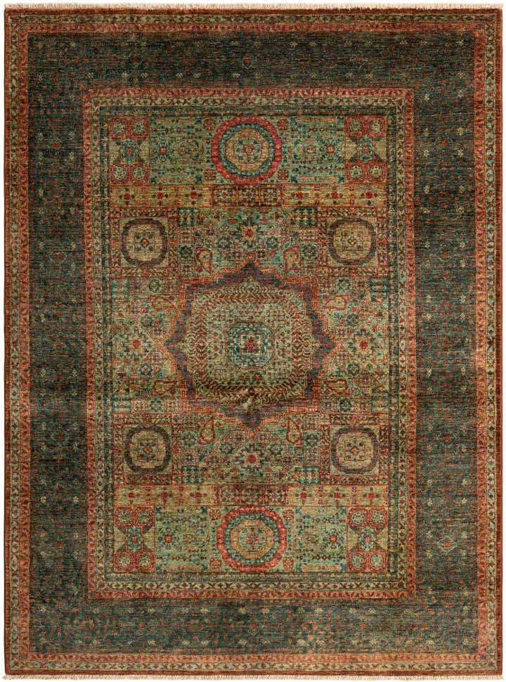 4' 11 x 6' 8 Hand Knotted Amina Rug