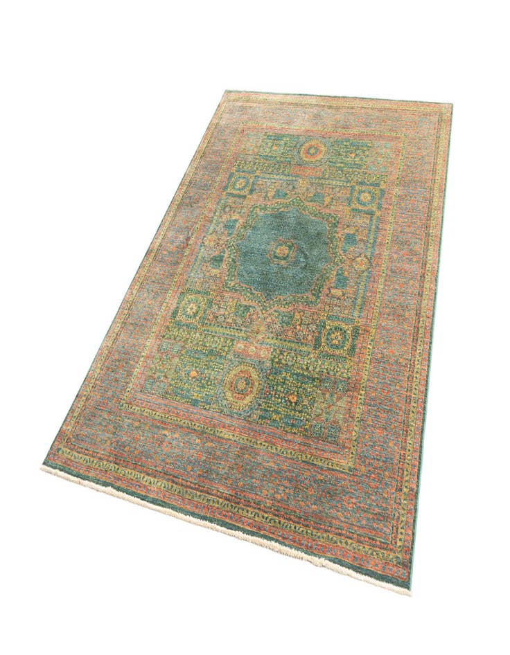 Detail image of 5' 9 x 7' 9 Hand Knotted Amina Rug