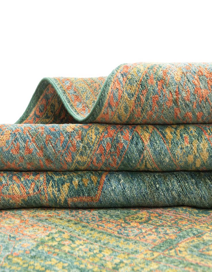 Detail image of 5' 9 x 7' 9 Hand Knotted Amina Rug