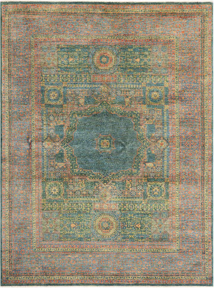 5' 9 x 7' 9 Hand Knotted Amina Rug