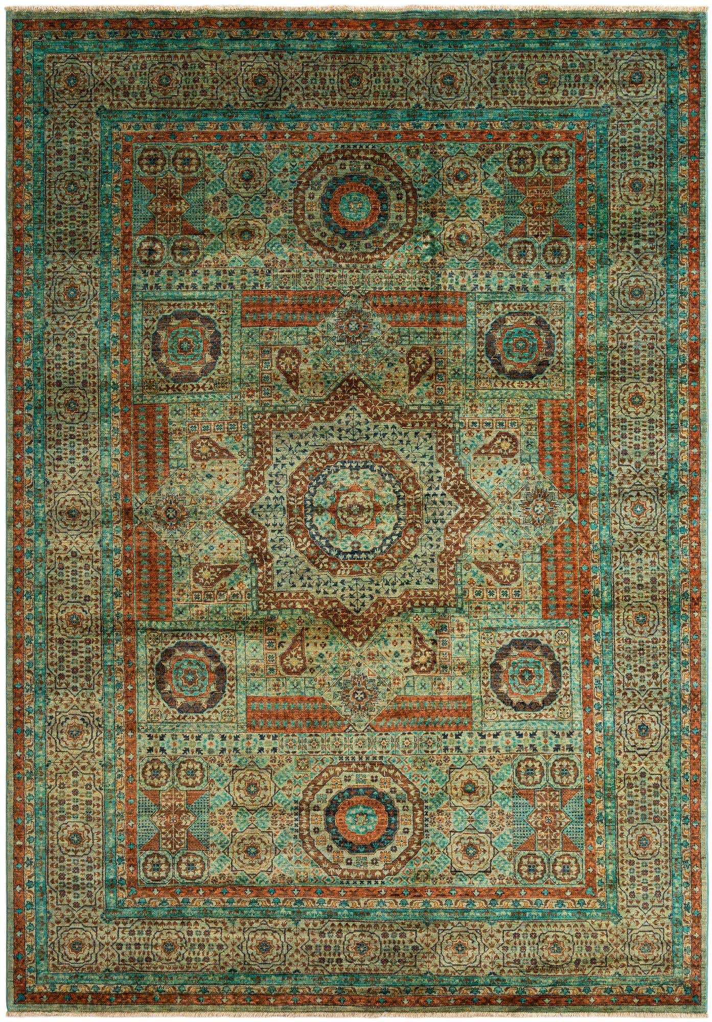 6' 9 x 9' 8 Hand Knotted Amina Rug