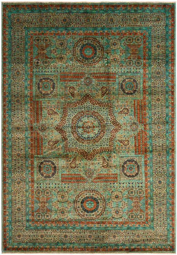 6' 9 x 9' 8 Hand Knotted Amina Rug