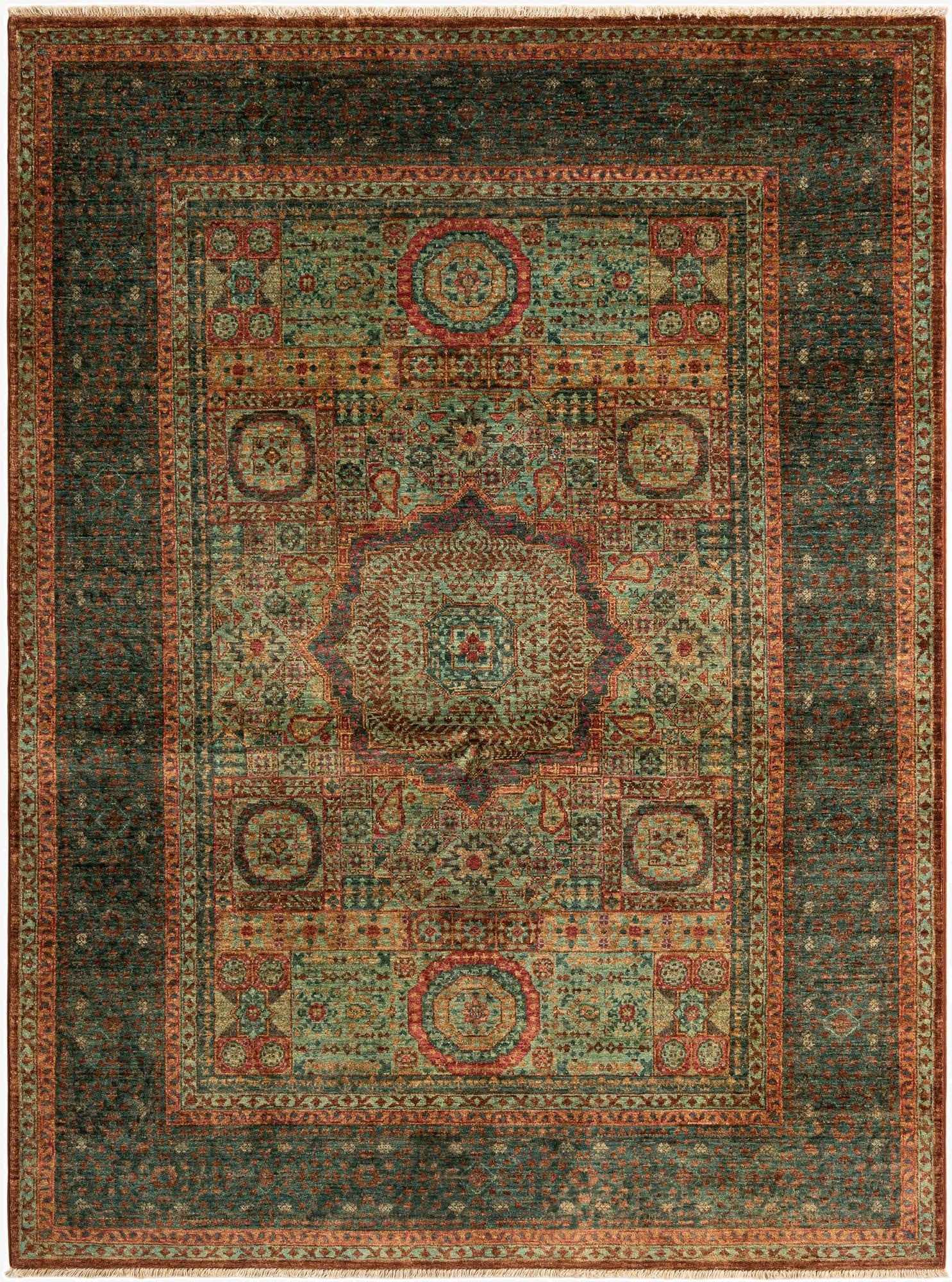 4' 11 x 6' 8 Hand Knotted Amina Rug