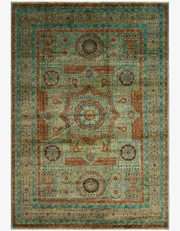 6' 9 x 9' 8 Hand Knotted Amina Rug
