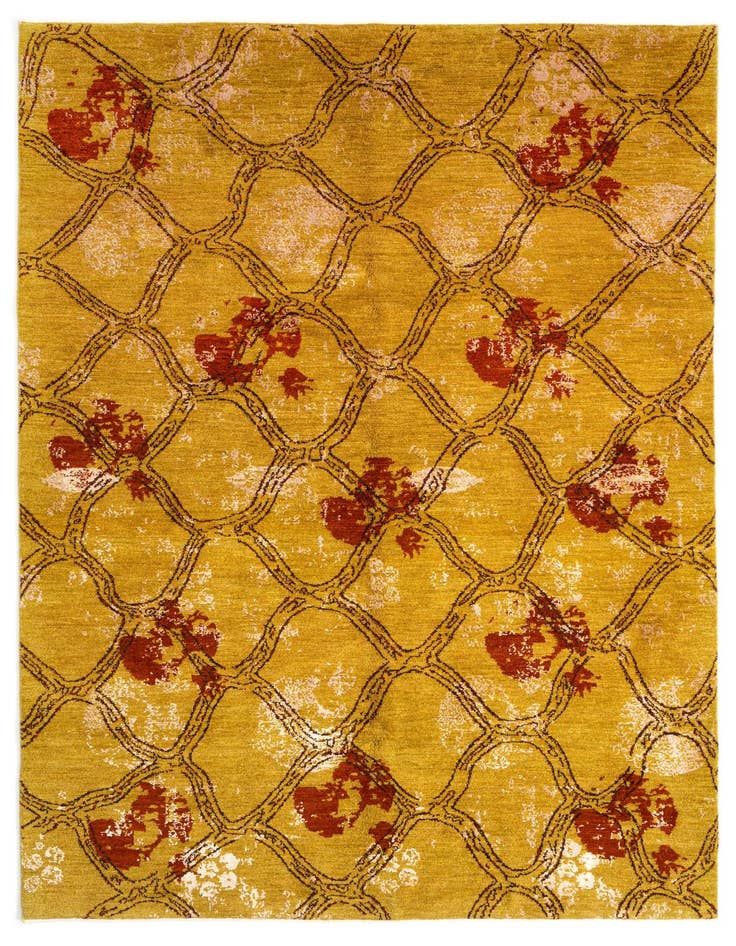 Detail image of 5' 6 x 8' Anar Wool Rug