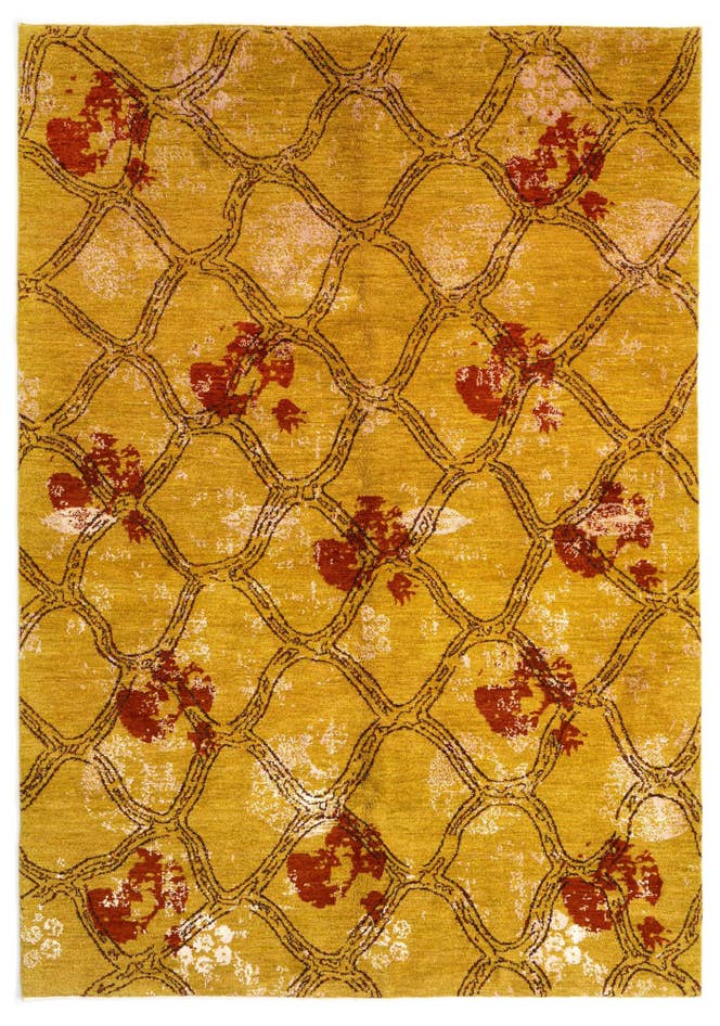 Detail image of 5' 6 x 8' Anar Wool Rug