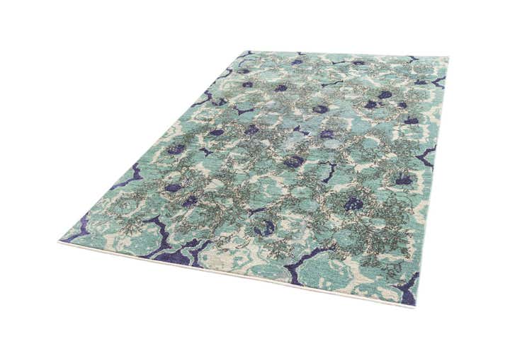 5' 1 x 7' 9 Hand Knotted Anar Rug