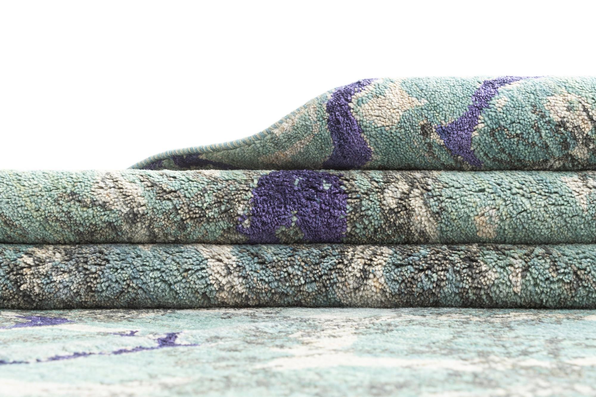 5' 1 x 7' 9 Hand Knotted Anar Rug