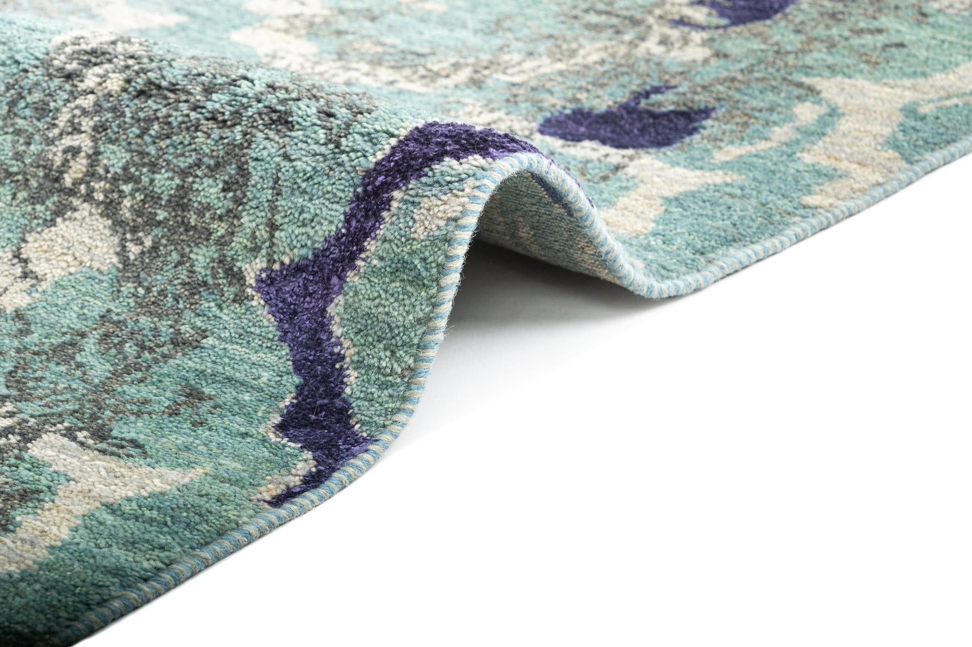 5' 1 x 7' 9 Hand Knotted Anar Rug