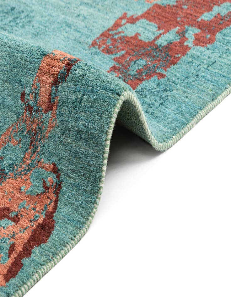 Detail image of 5' 5 x 8' 2 Hand Knotted Anar Rug