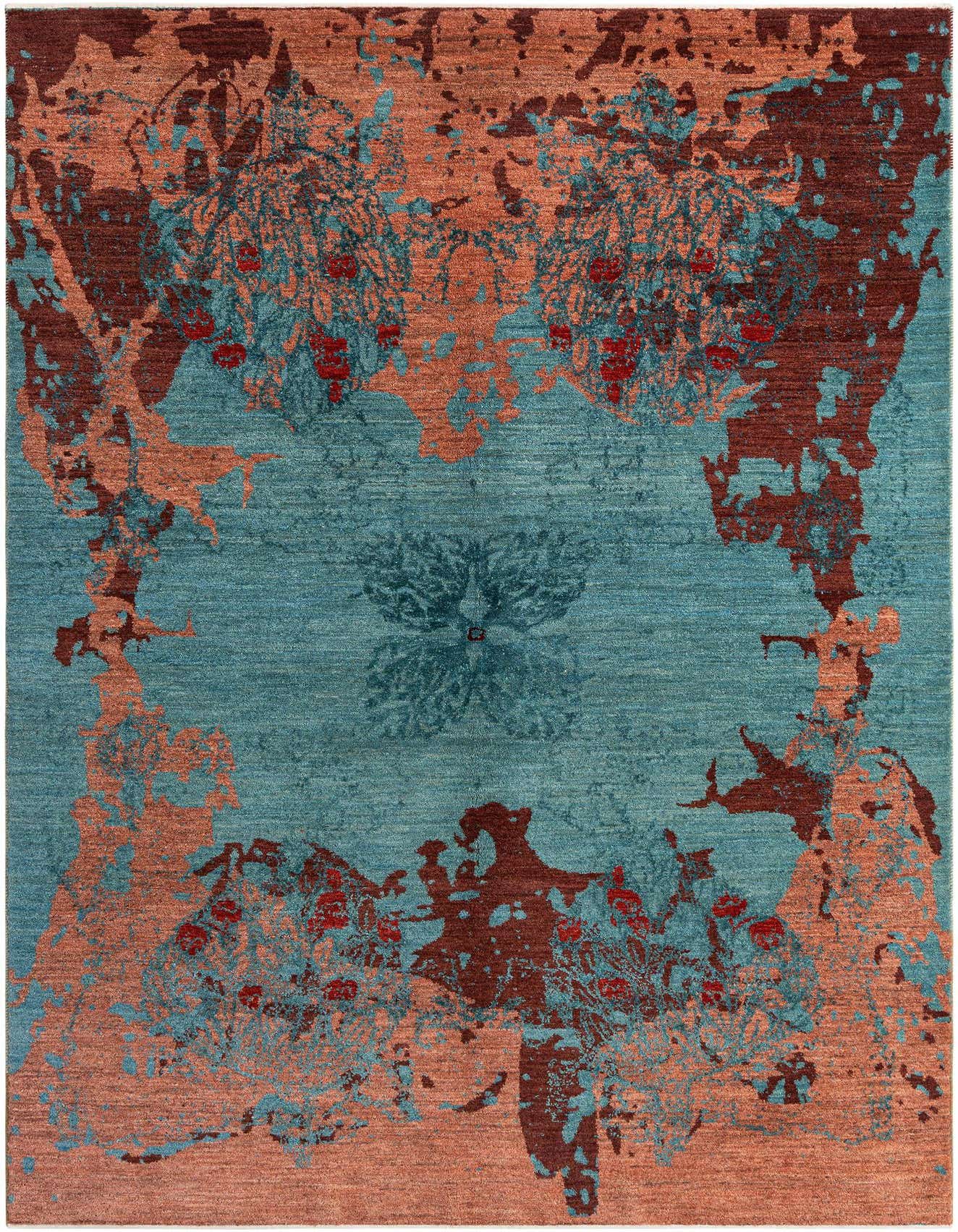 5' 5 x 8' 2 Hand Knotted Anar Rug