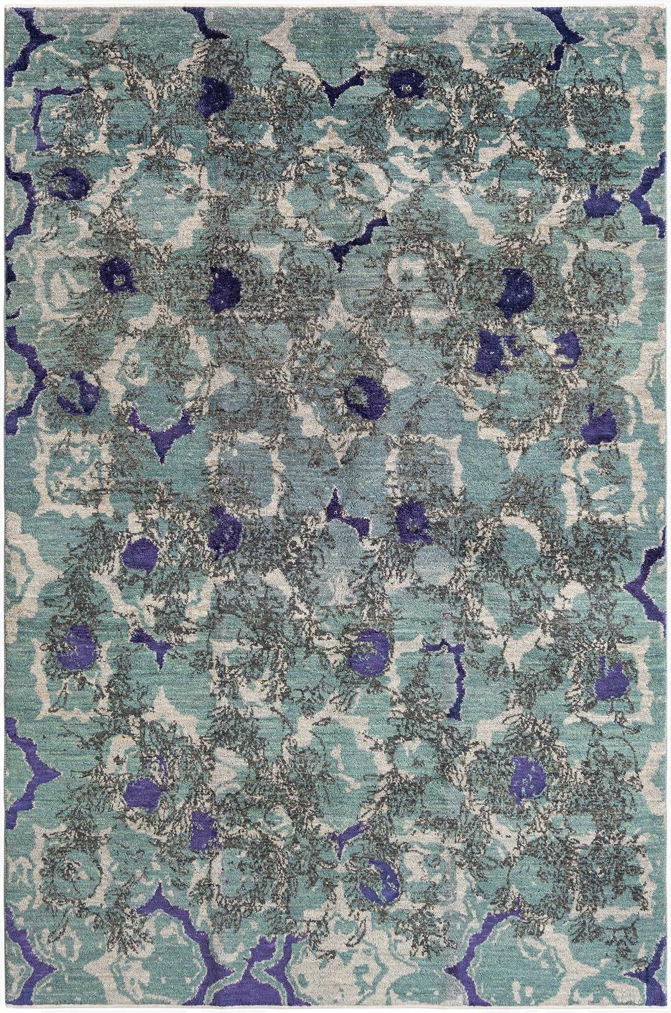 5' 1 x 7' 9  Hand Knotted Anar Rug