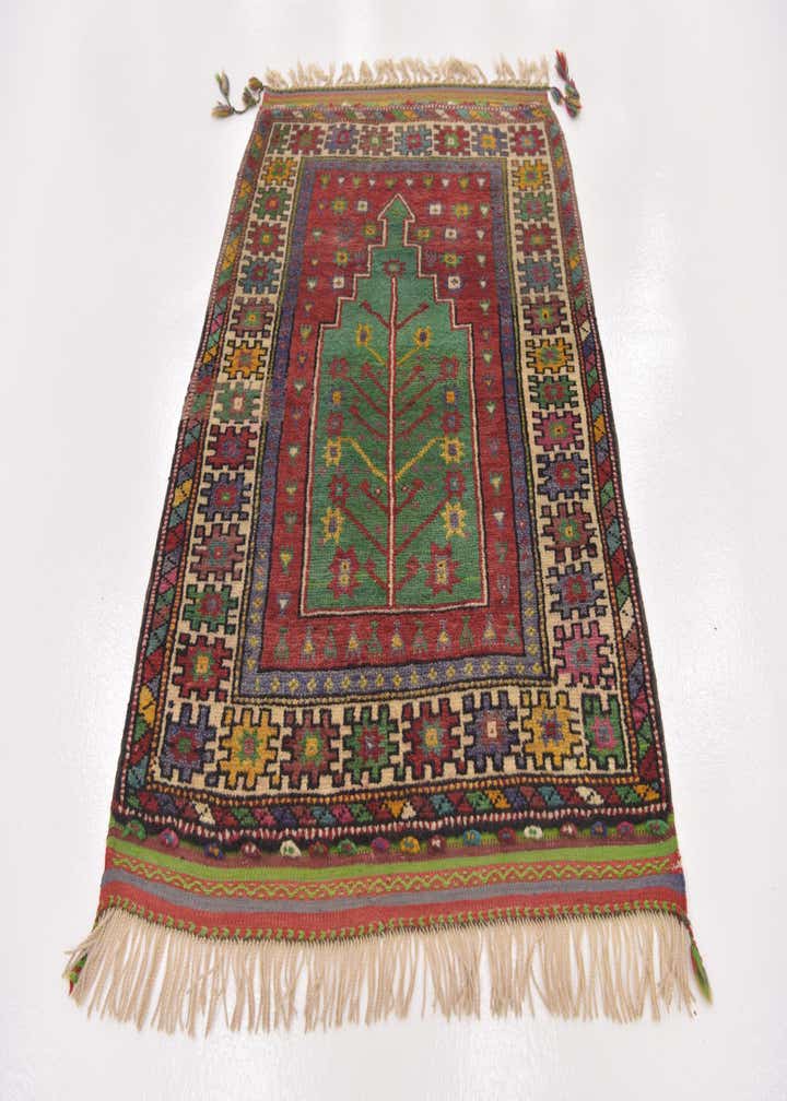 3' 3 x 4' 8 Hand Knotted Anatolian Wool Rug