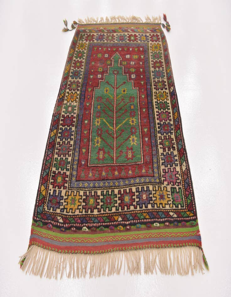 Detail image of 3' 3 x 4' 8 Hand Knotted Anatolian Wool Rug