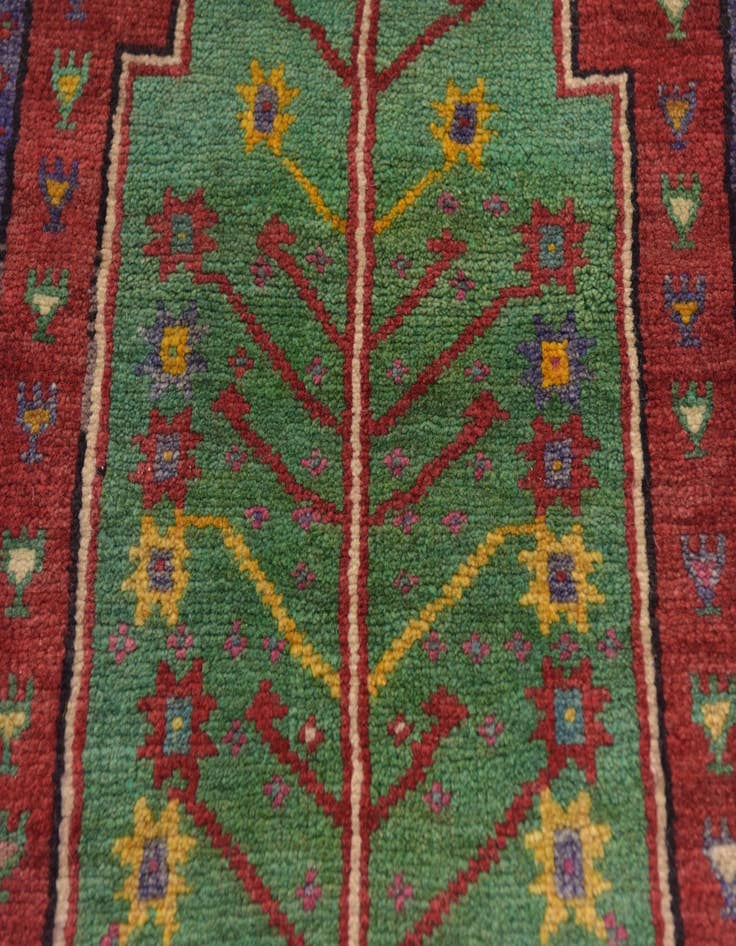 Detail image of 3' 3 x 4' 8 Hand Knotted Anatolian Wool Rug