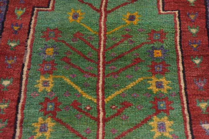 3' 3 x 4' 8 Hand Knotted Anatolian Wool Rug