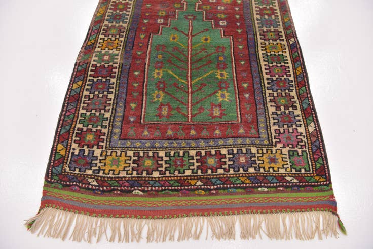 Detail image of 3' 3 x 4' 8 Hand Knotted Anatolian Wool Rug