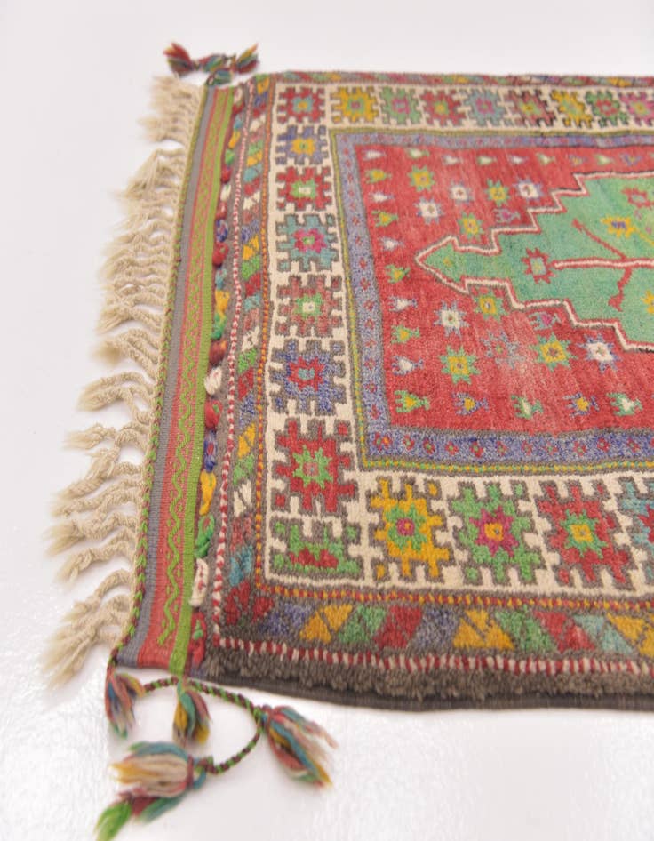 Detail image of 3' 3 x 4' 8 Hand Knotted Anatolian Wool Rug