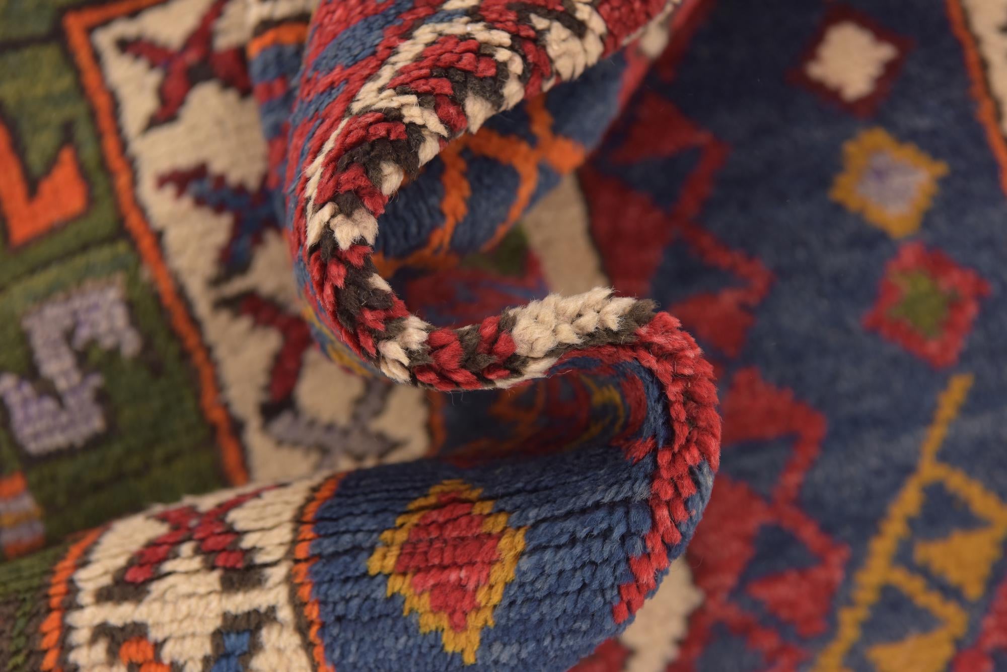 3' 9 x 4' 9 Hand Knotted Anatolian Oriental Wool Rug