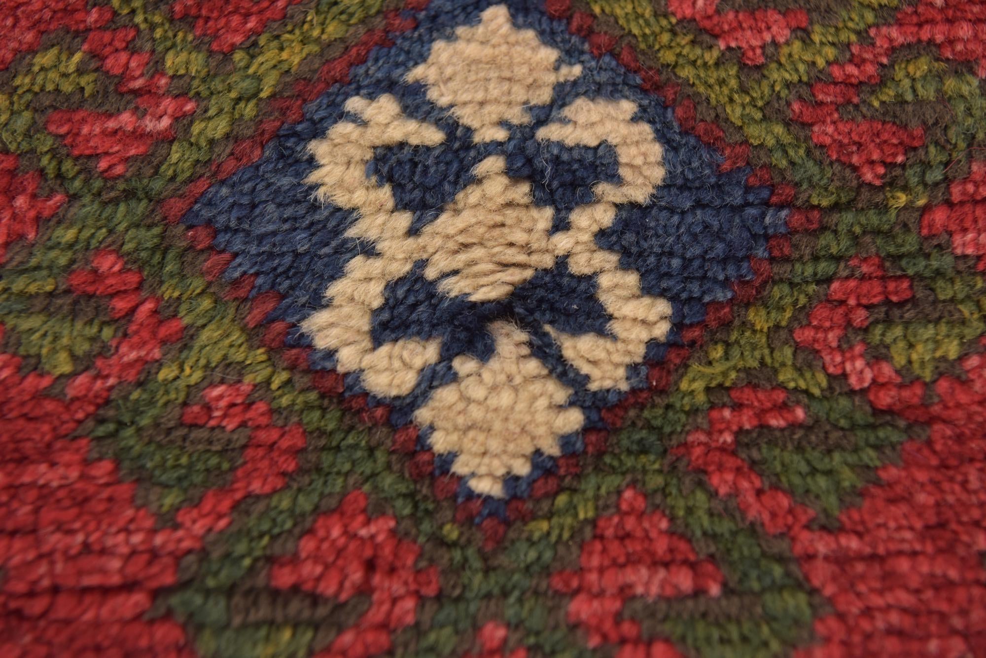 3' 9 x 4' 9 Hand Knotted Anatolian Oriental Wool Rug