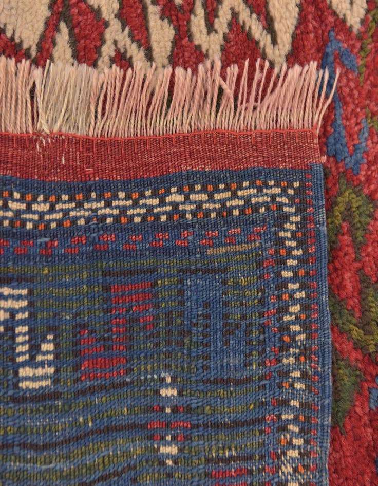 Detail image of 3' 9 x 4' 9  Hand Knotted Anatolian Oriental Wool Rug