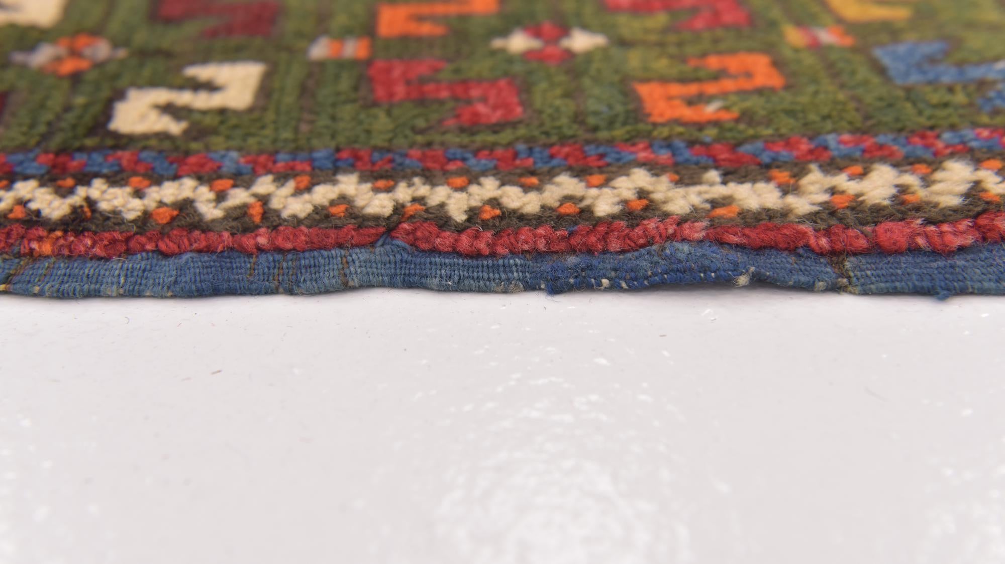 3' 9 x 4' 9 Hand Knotted Anatolian Oriental Wool Rug