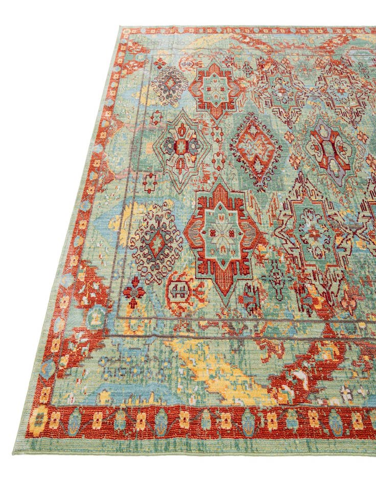 Detail image of 7' x 10' Aqua Rug