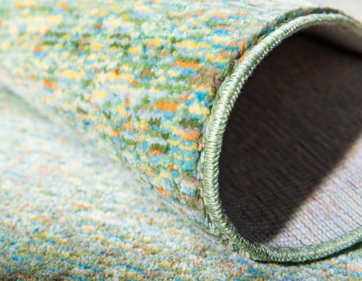 Detail image of 10' x 13' Aqua Rug