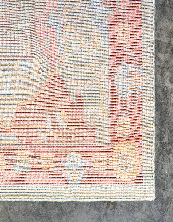 Detail image of 5' x 8' Aqua Rug
