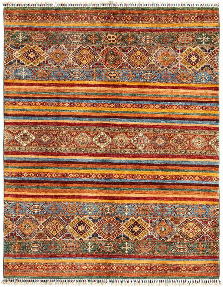 Detail image of 5' 8 x 7' 10 Ariana Ziegler Wool Rug