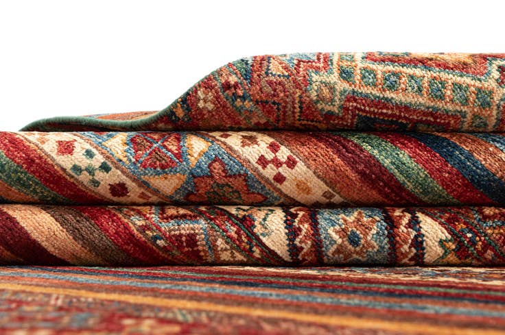 Detail image of 5' 8 x 8' Ariana Ziegler Wool Rug