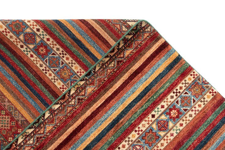 Detail image of 5' 8 x 8' Ariana Ziegler Wool Rug