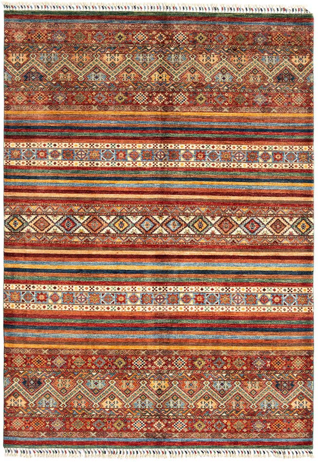 Detail image of 5' 8 x 8' Ariana Ziegler Wool Rug