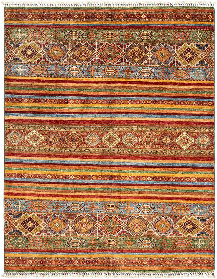 Detail image of 5' 7 x 8' Ariana Ziegler Wool Rug