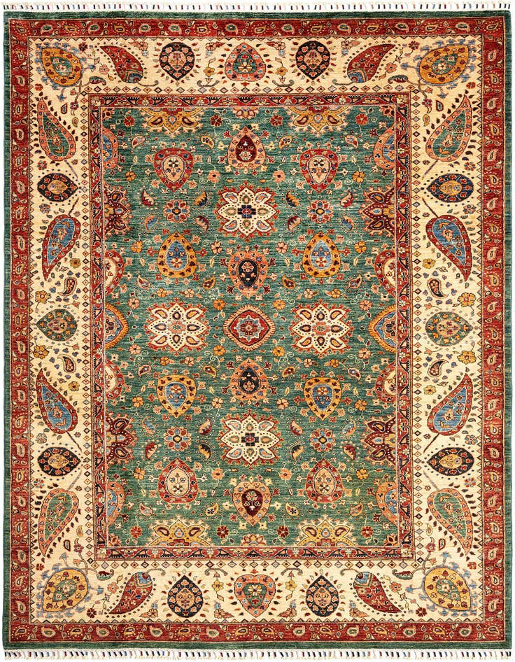 Detail image of 7' x 9' 9 Ariana Ziegler Wool Rug