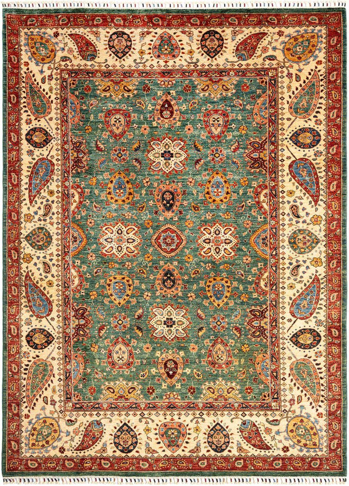 Detail image of 7' x 9' 9 Ariana Ziegler Wool Rug