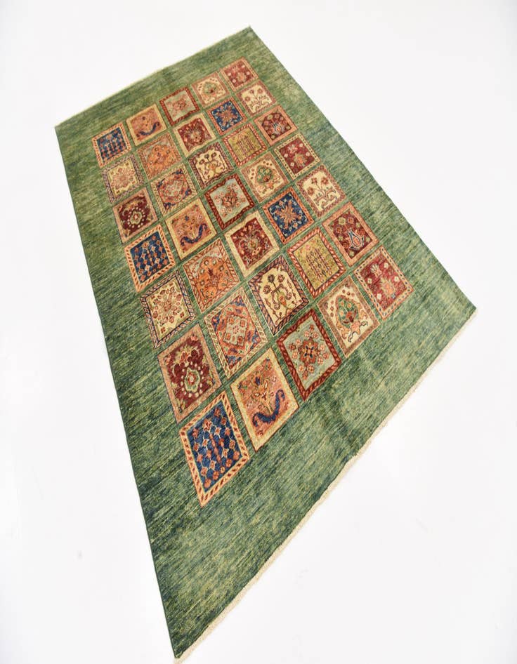 Detail image of 5' x 6' 8 Hand Knotted Ariana Ziegler Oriental Rug