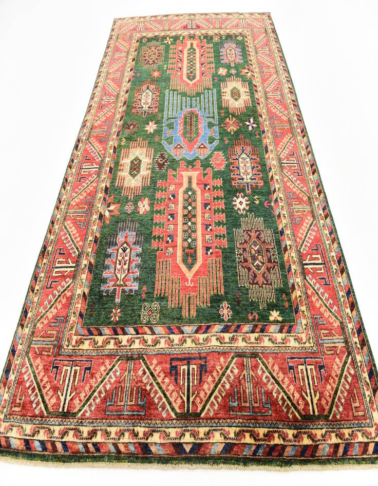 Detail image of 6' 7 x 9' 9 Hand Knotted Ariana Ziegler Rug