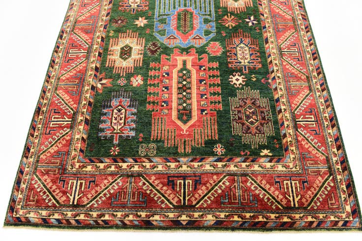 Detail image of 6' 7 x 9' 9 Hand Knotted Ariana Ziegler Rug