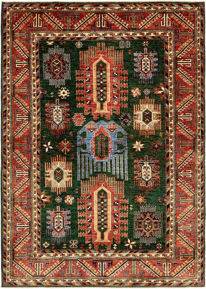 6' 7 x 9' 9 Hand Knotted Ariana Ziegler Rug
