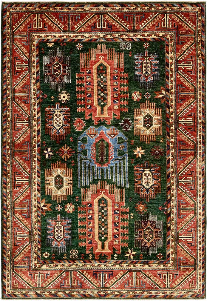 6' 7 x 9' 9 Hand Knotted Ariana Ziegler Rug