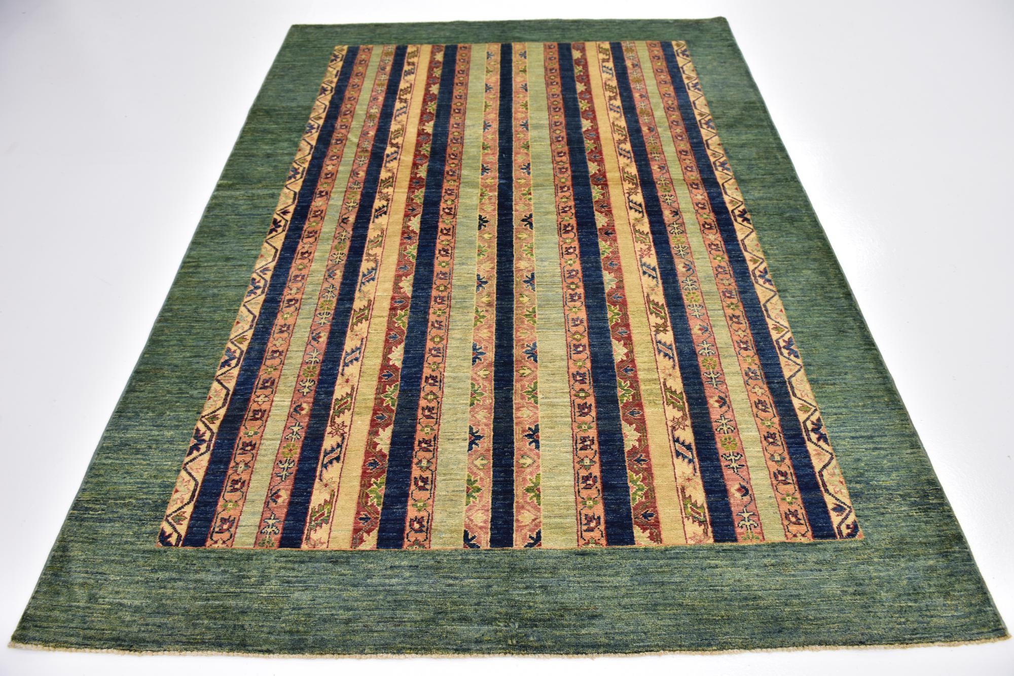5' 8 x 7' 9 Hand Knotted Ariana Ziegler Rug