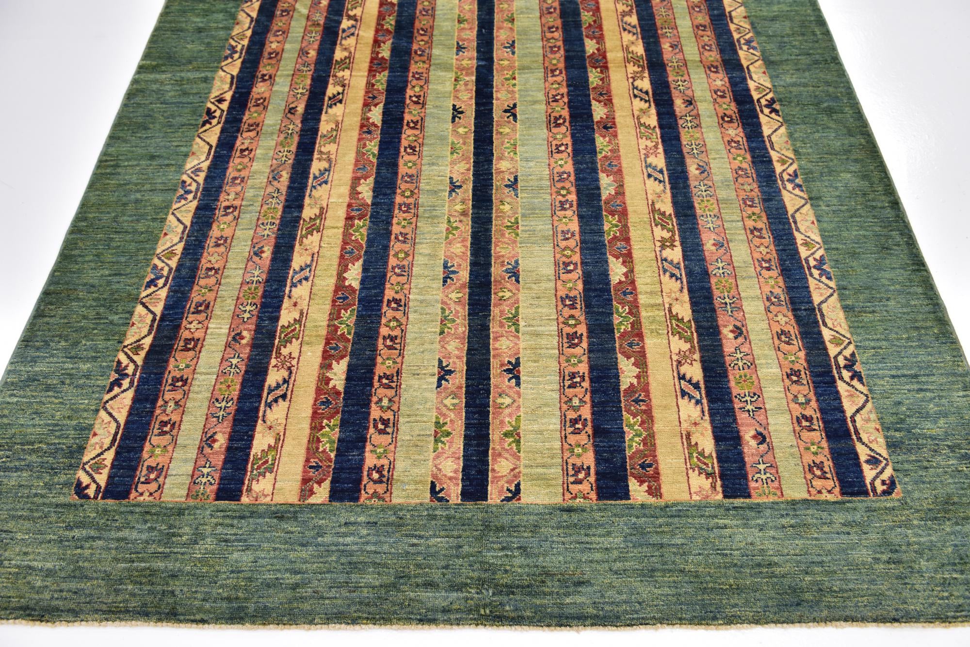 5' 8 x 7' 9 Hand Knotted Ariana Ziegler Rug