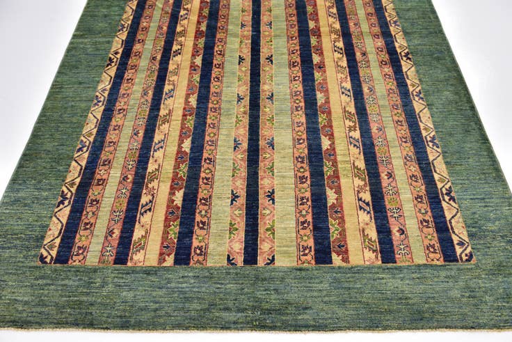 Detail image of 5' 8 x 7' 9 Hand Knotted Ariana Ziegler Rug