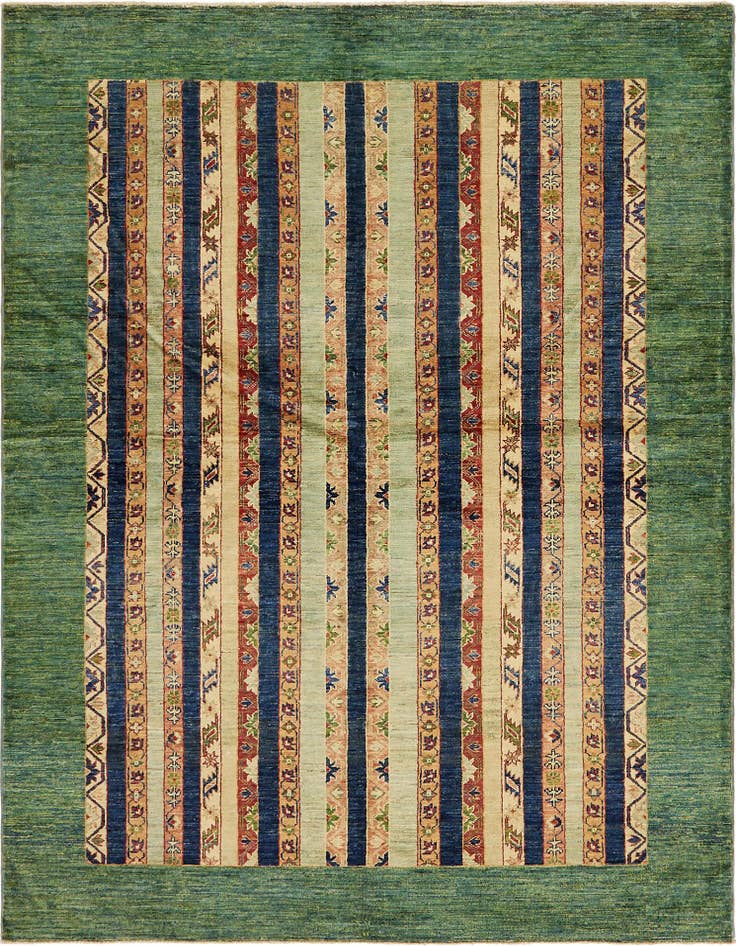 Detail image of 5' 8 x 7' 9 Hand Knotted Ariana Ziegler Rug