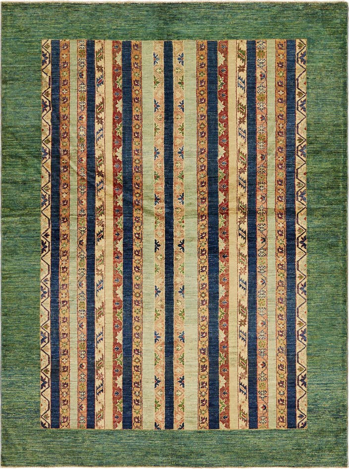 Detail image of 5' 8 x 7' 9 Hand Knotted Ariana Ziegler Rug
