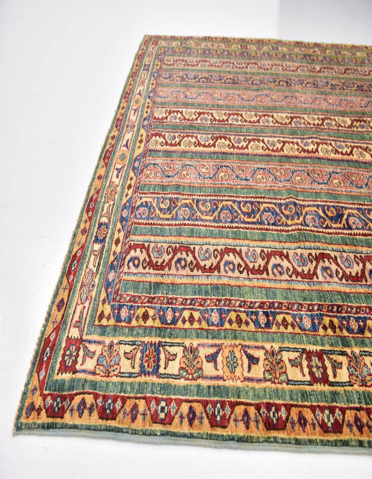 Detail image of 5' 8 x 7' 6 Hand Knotted Ariana Ziegler Rug