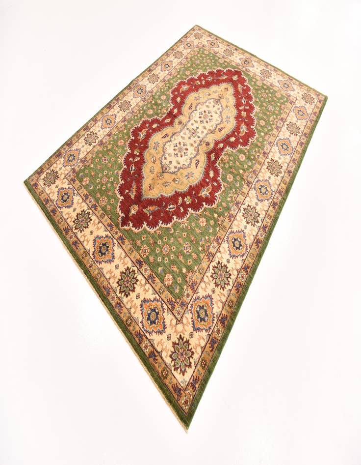 Detail image of 5' 10 x 8' 1  Hand Knotted Ariana Ziegler Rug